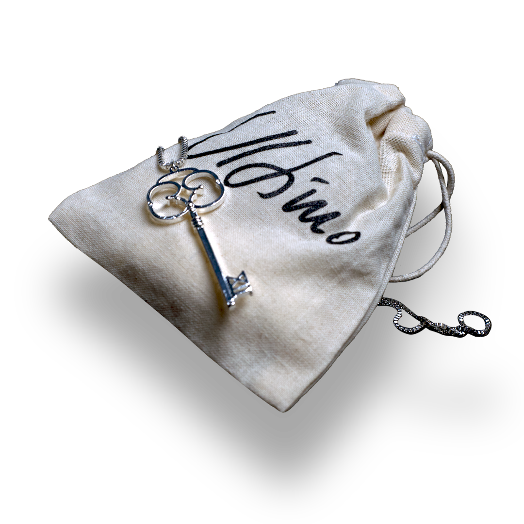 Collana lunga sul nero, grigio e argento - Gioielli - Collane - di Collana lunga sul nero, grigio e argento - Gioielli - Collane - di
